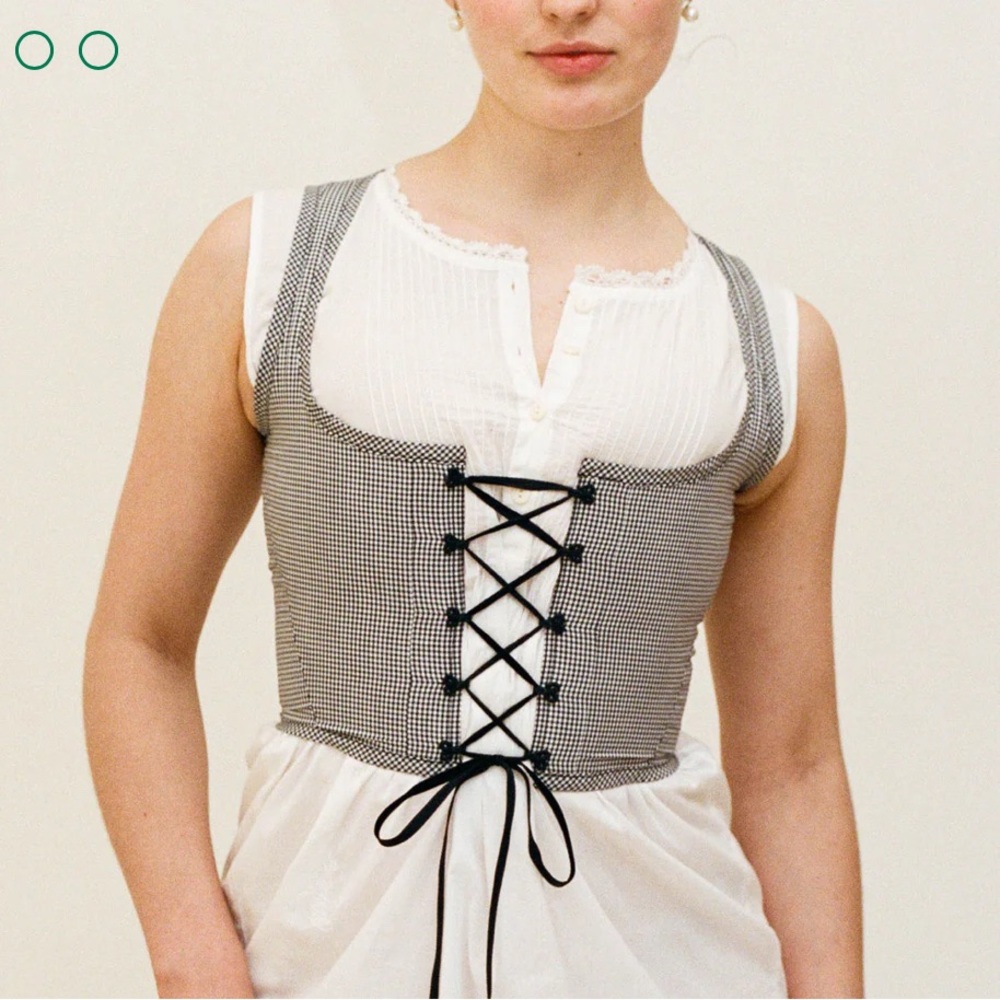 Salter House winter tartan corset size M/L